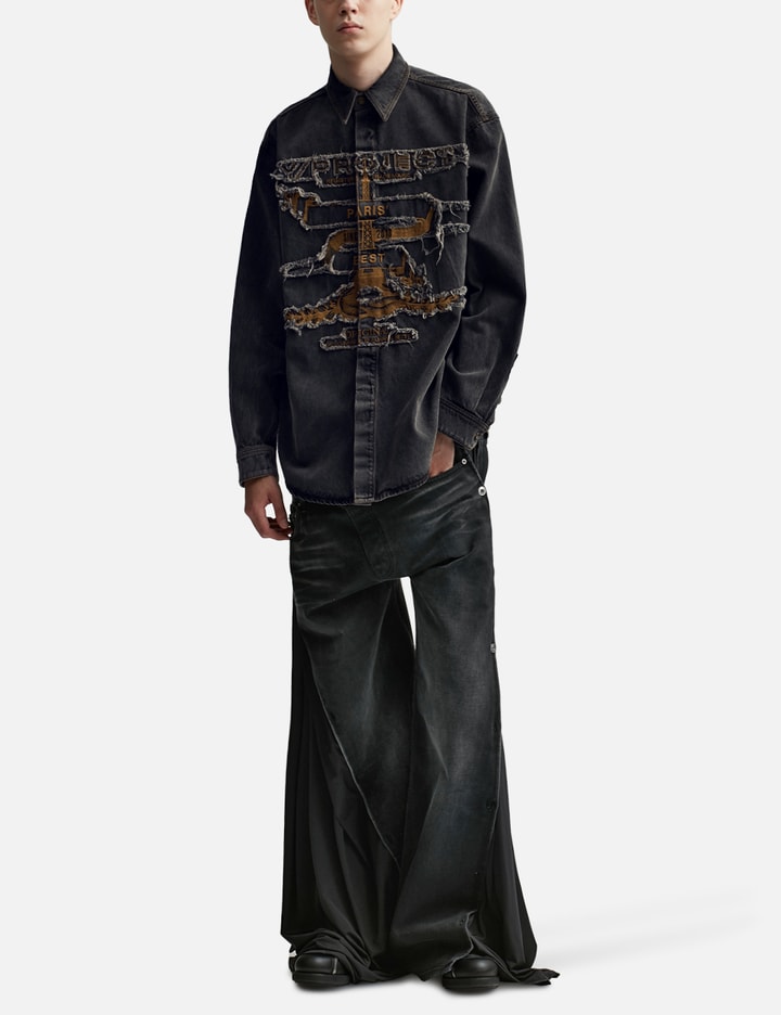 Evergreen Paris' Best Patch Denim Shirt Placeholder Image