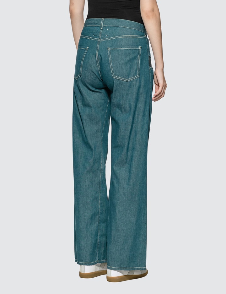 Straight Jeans With Oversized Pockets Placeholder Image