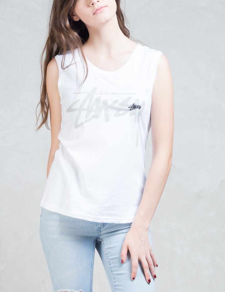 Over Stock Muscle Scoop Tank Top Placeholder Image