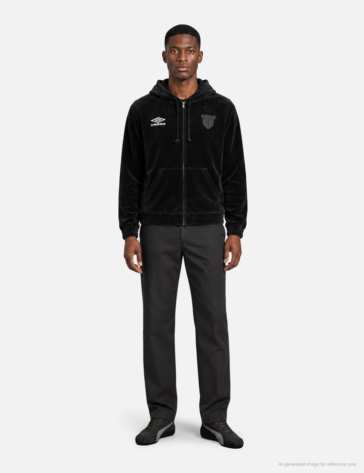 Umbro Slam Jam X Umbro Velvet Masked Zip Hoodie