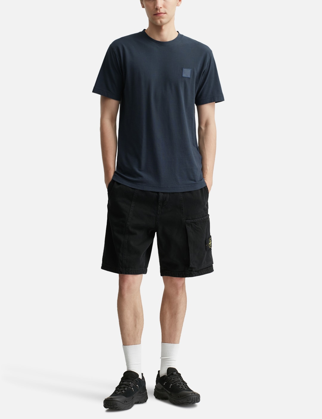 Organic Cotton Jersey Crepe Ghost T-Shirt view 20