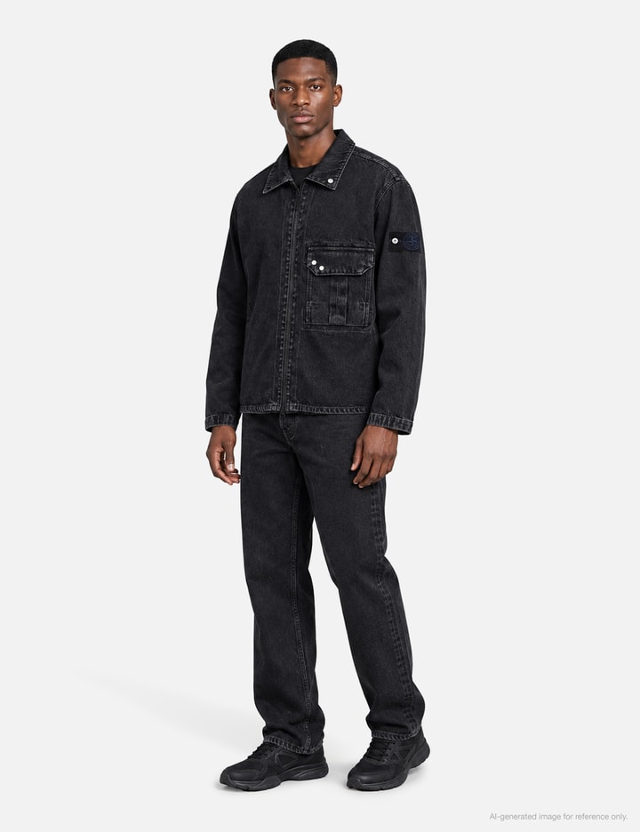 Stone Island Grainy Wash Loose Denim Jeans