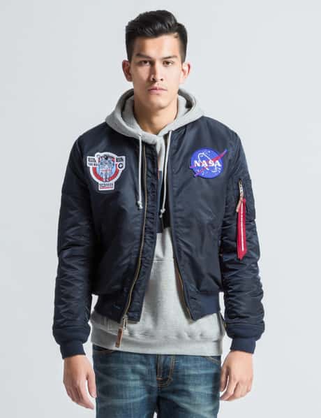Billionaire Boys Club - Navy ALPHA MA-1 Jacket | HBX - Globally  