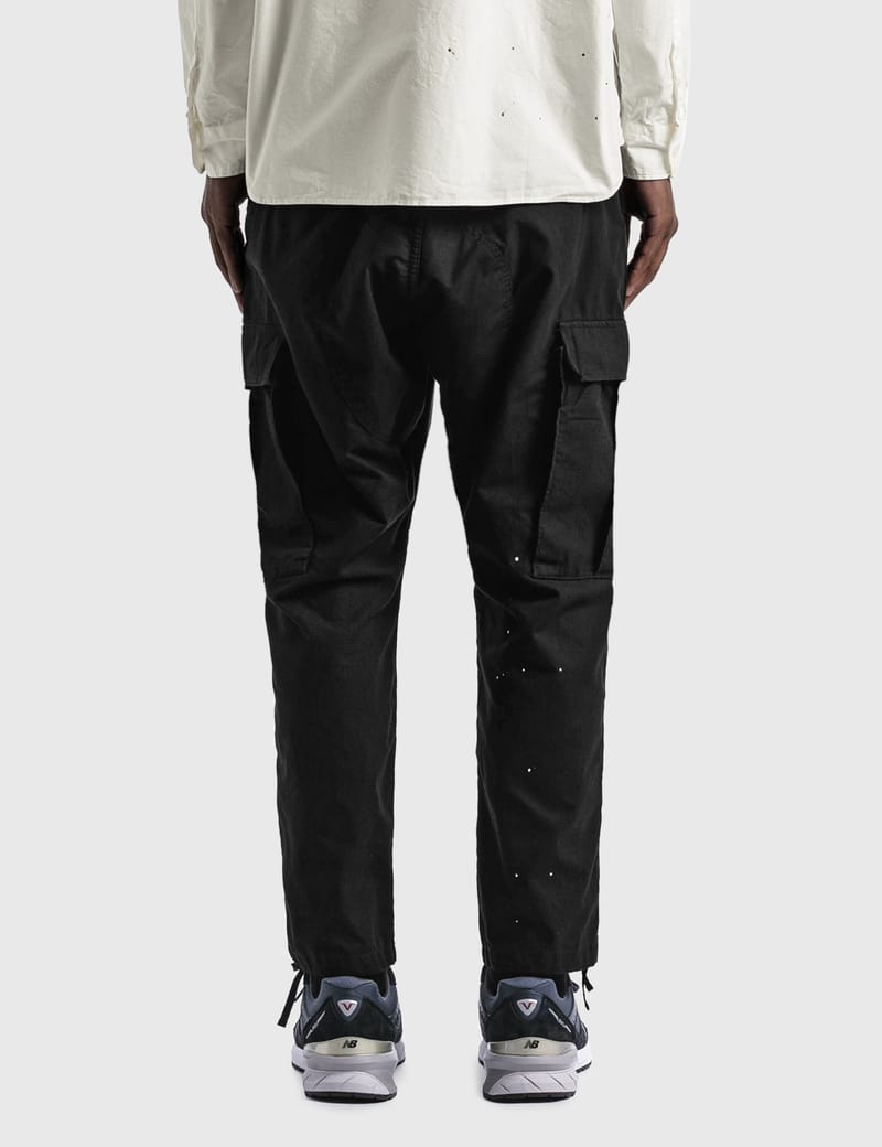 Dripping Rip Stop Cargo Pants 