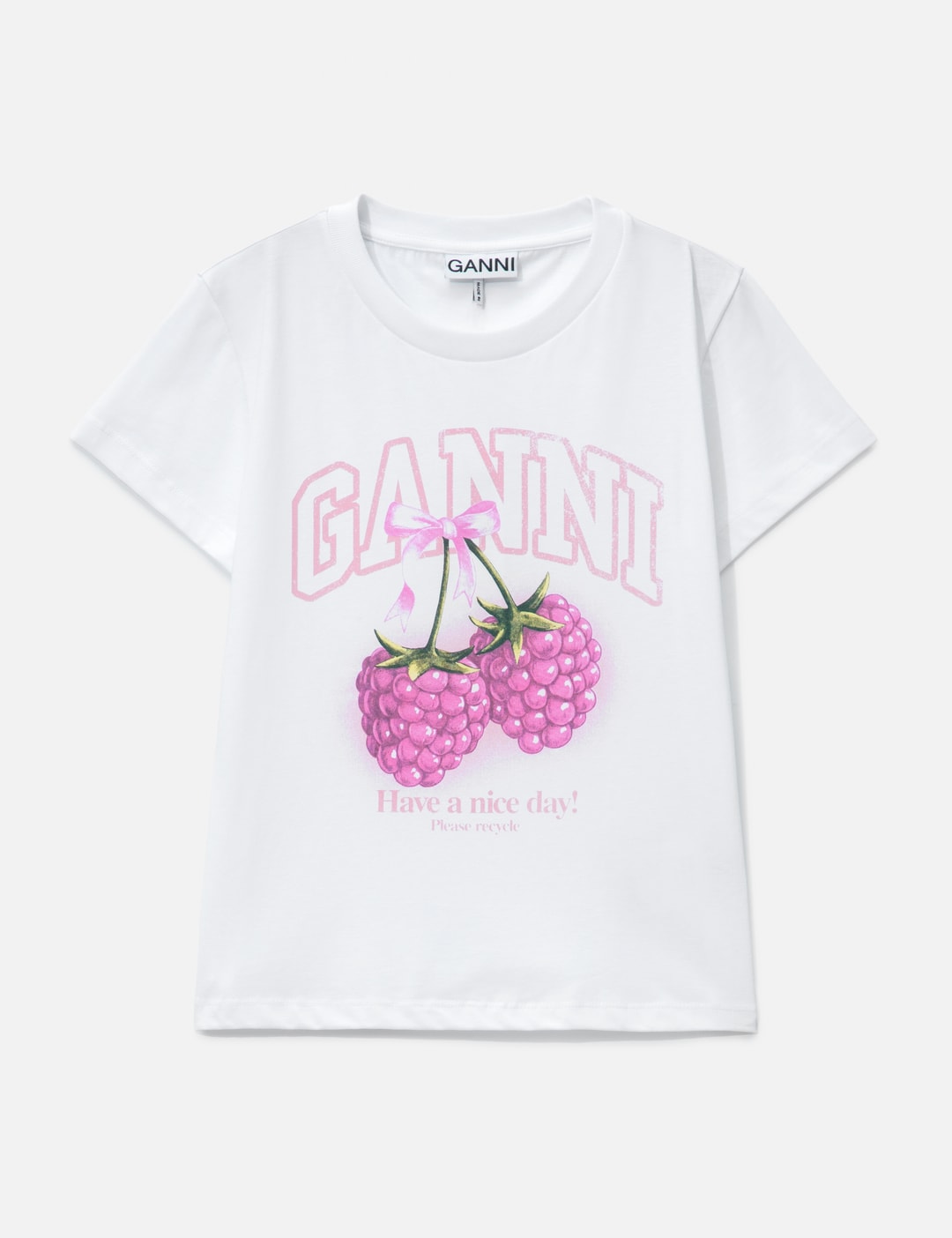 Baby Fit T-Shirt With Raspberry