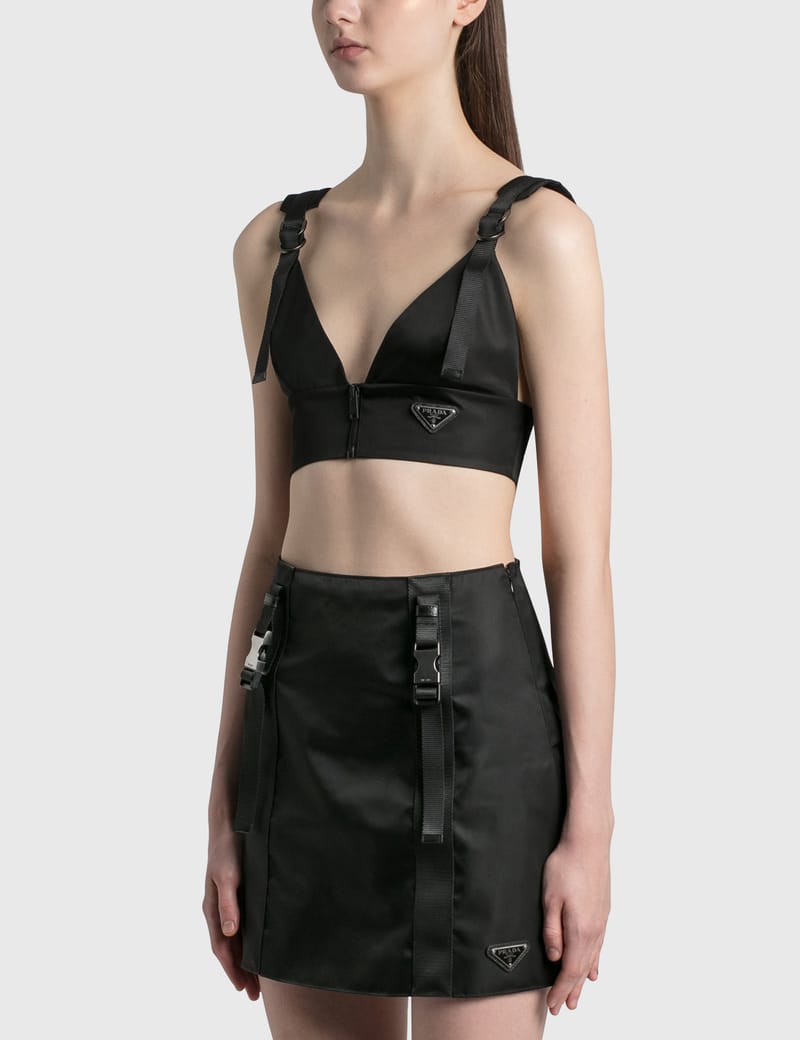 prada gabardine top