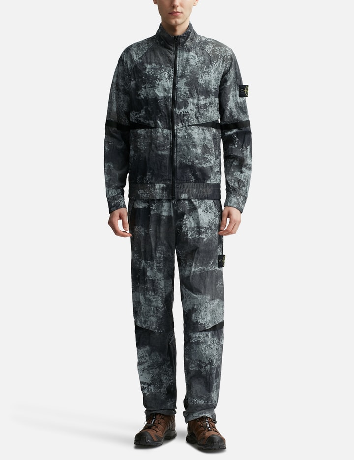 Dissolving Grid Camo On Econyl® Regenerated Nylon Loose Fit Pants Placeholder Image