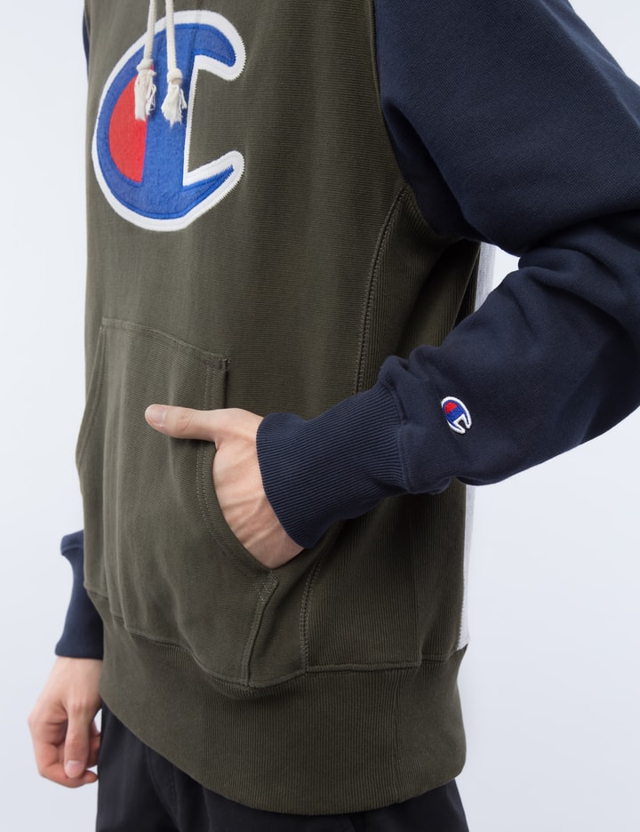 Tri-Color Oversize Logo Hoodie Placeholder Image
