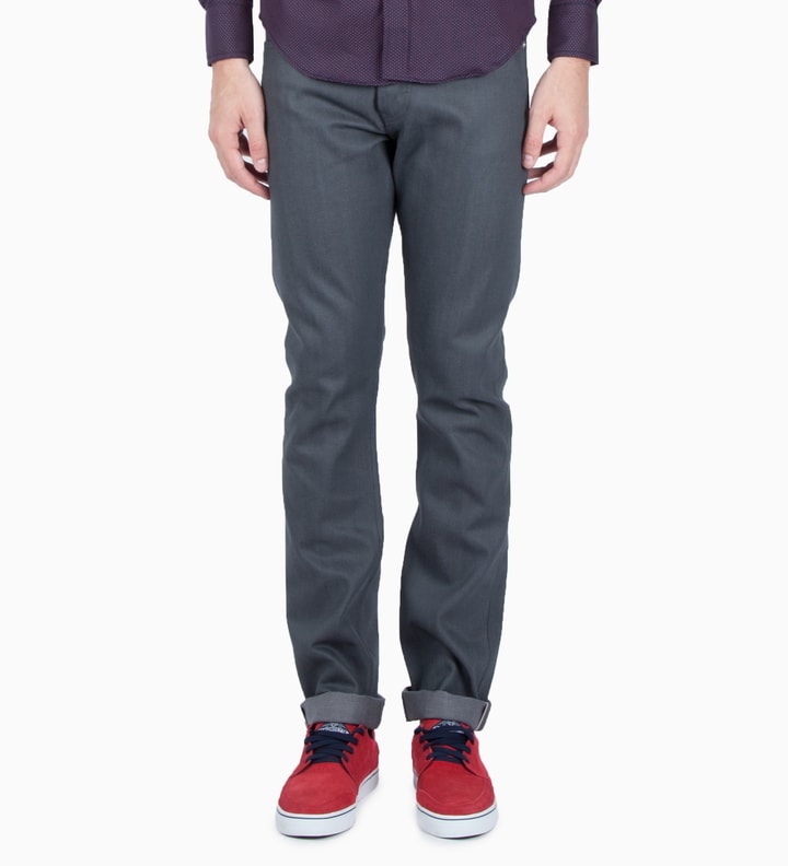 Slight Grey Tonal Stitch Jeans Placeholder Image