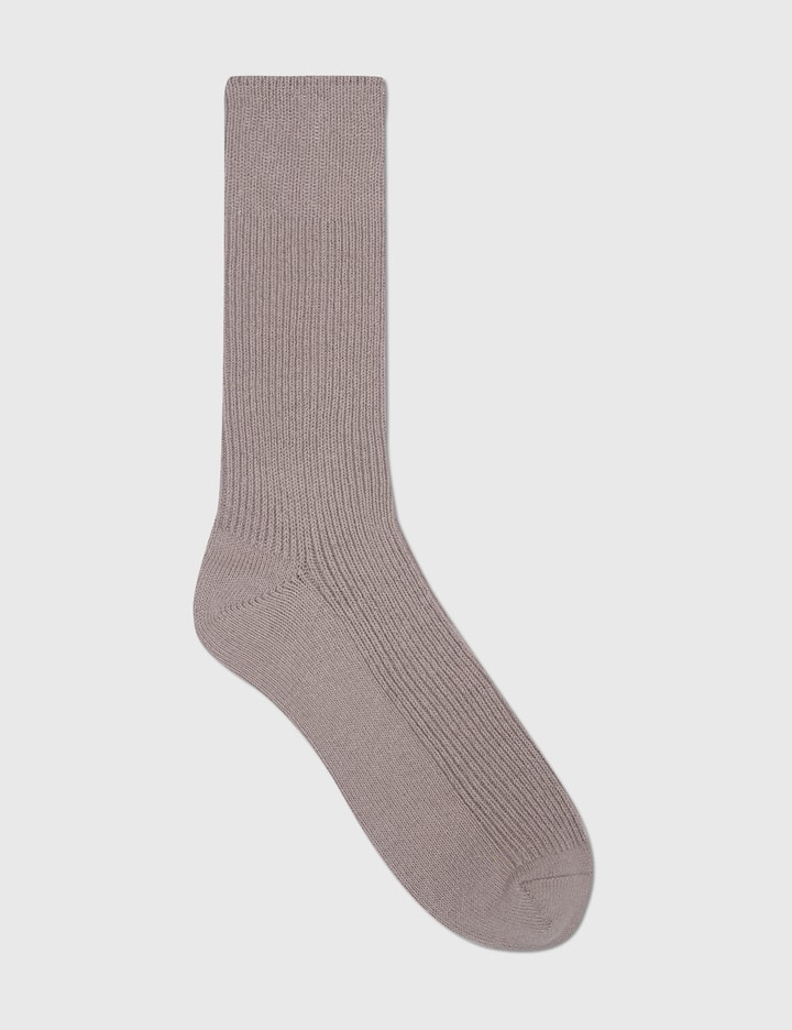 Recycled Cotton Ribbed Crew Socks Placeholder Image