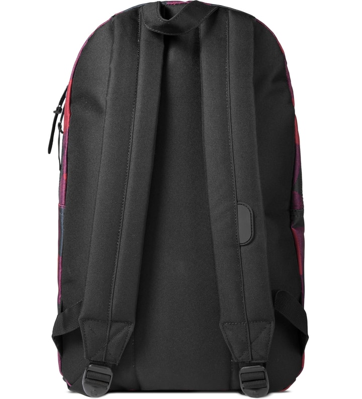 Black Rubber Nelson Buffalo Plaid Large Backpack Placeholder Image