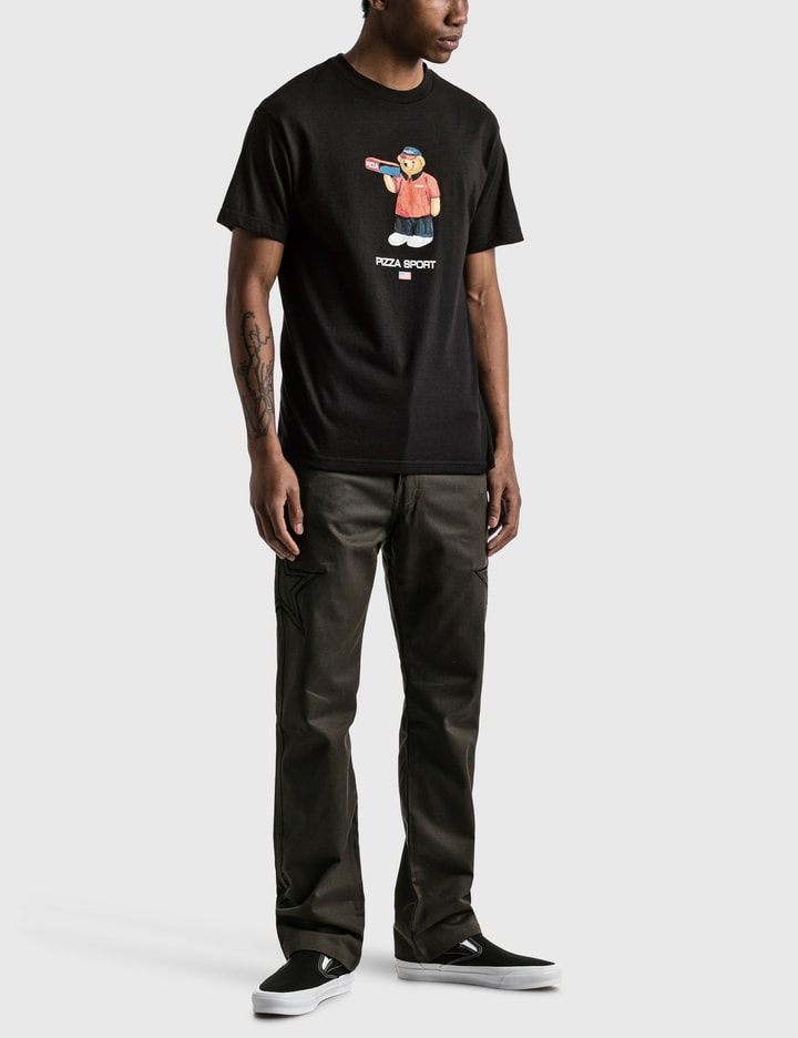 Pizza Sport Bear T-shirt Placeholder Image