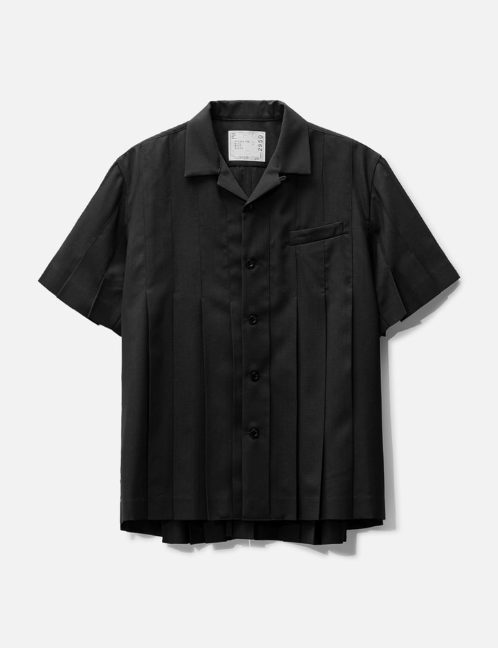 Bandana Short Sleeve Oversized Pleated Shirt And Short Set