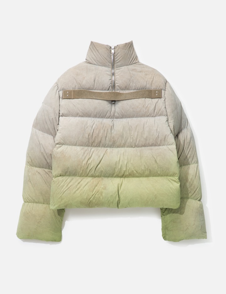 Rick Owens Moncler Genius Cyclopic Down Jacket In Green