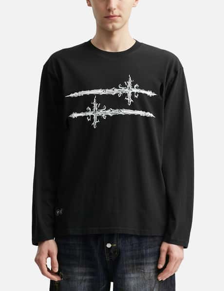 THUG CLUB - Cross T Long Sleeve T-shirt | HBX - Globally Curated 