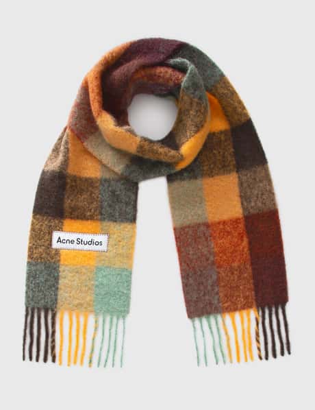Fashion Acne Studios Scarf Multi Check Acne Studios Main Vally