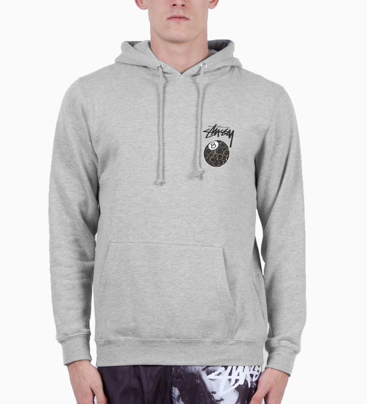 Heather Gray Gold Flake 8 Ball Hoodie Placeholder Image