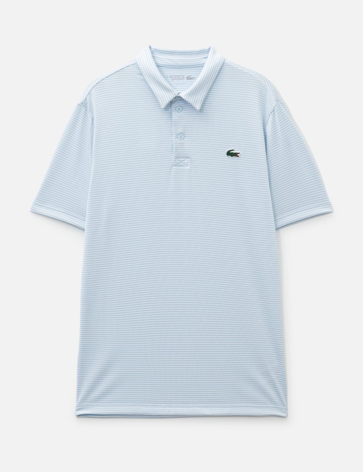 Lacoste Ultra Dry Striped Golf Polo Shirt