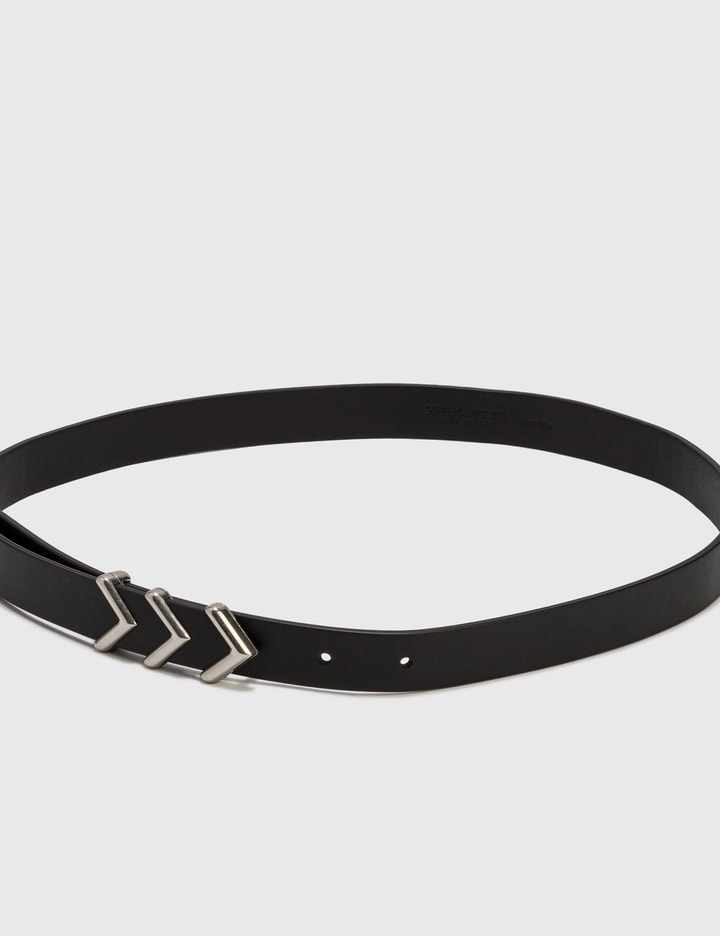 Metal Chevron Leather Belt Placeholder Image