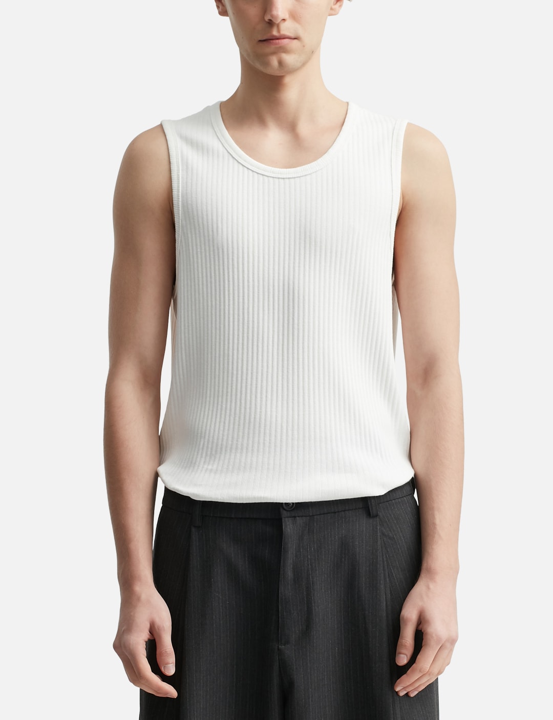 Scoop-Neck Ribbed Sleeveless view 18