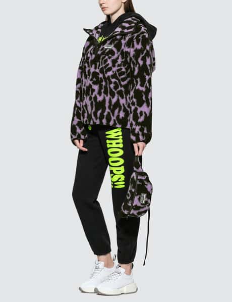Ashley Williams - Juju Animal Print Fleece Pullover Jacket | HBX 