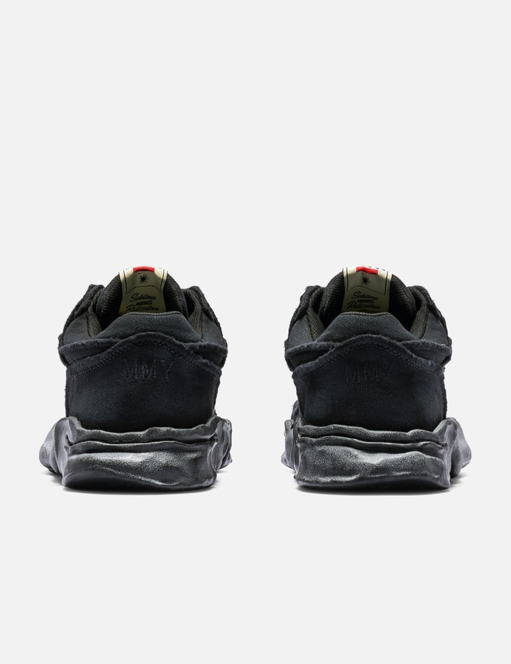 "PARKER" Original Sole Vintage Effect Embroidered Canvas Low-top Sneaker Placeholder Image