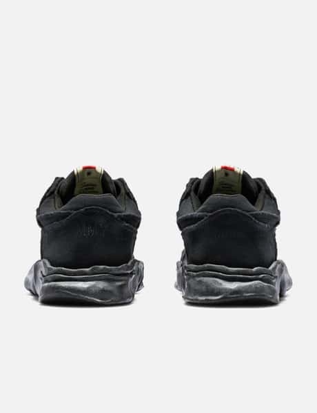 "PARKER" Original Sole Vintage Effect Embroidered Canvas Low-Top Sneaker view 9