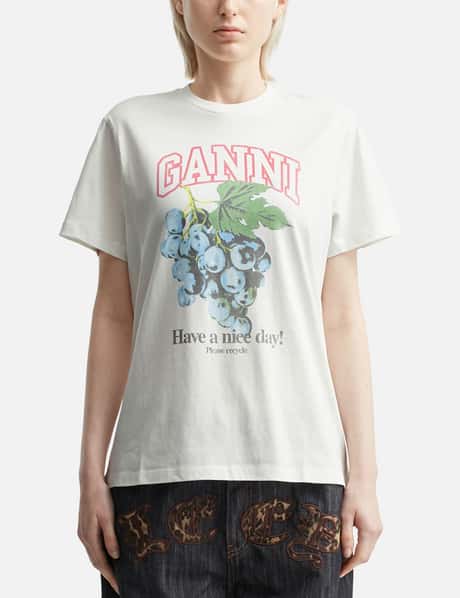 Ganni Grapes Print T-shirt