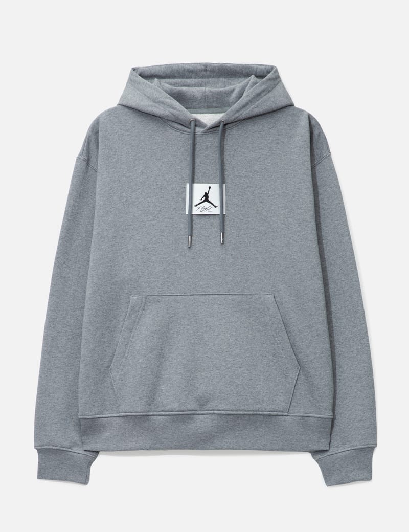 jordan flight hoodie grey