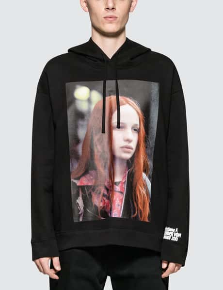 Raf Simons - Christiane F. & Detlef Classic Hoodie | HBX