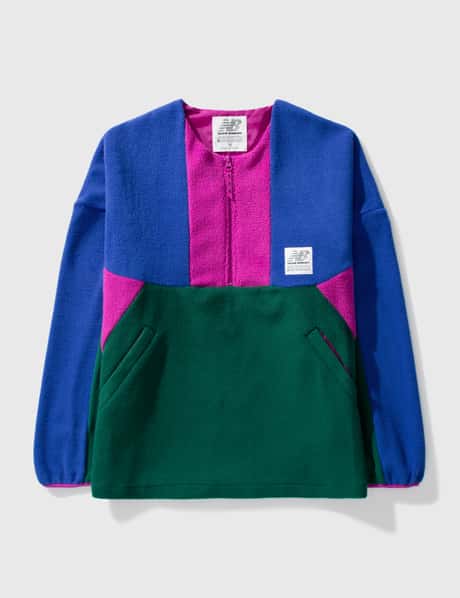 x Salehe Bembury fleece zip-up sweatshirt