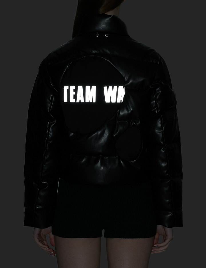 TEAM WANG DESIGN BALLOON FAUX LEATHER DOWN JACKET Placeholder Image