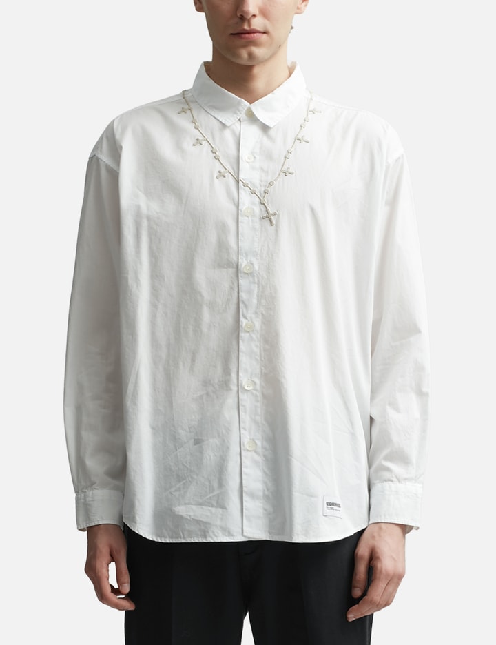 Cross Embroidery Long Sleeve Shirt Placeholder Image