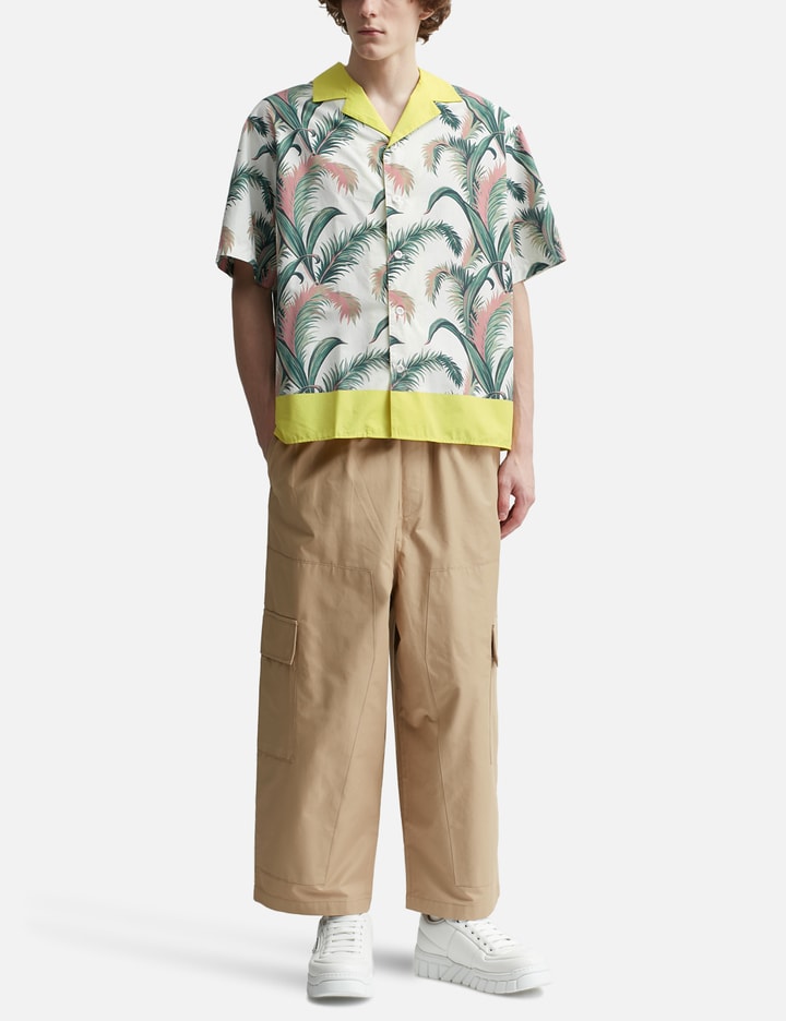 Maison Kitsuné x Hotel Olympia Palm Front Print Resort Shirt Placeholder Image