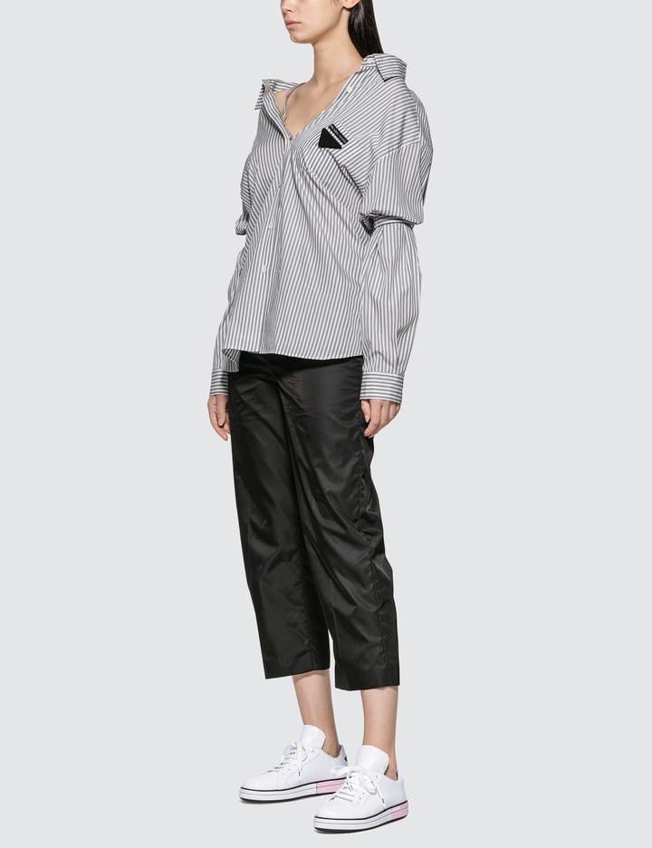 Striped Cotton Poplin Shirt Placeholder Image