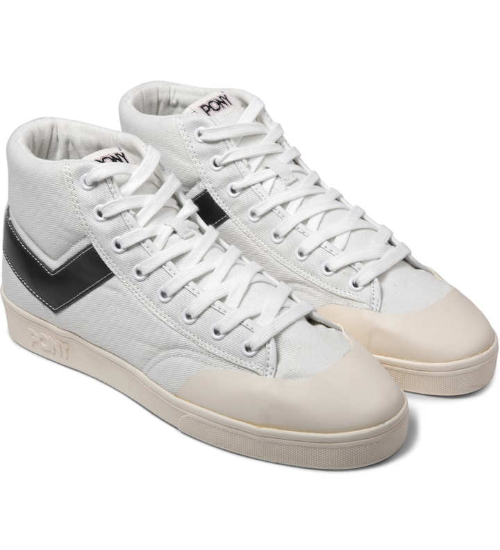 White/Black Vintage Slamdunk Hi Canvas Sneakers Placeholder Image