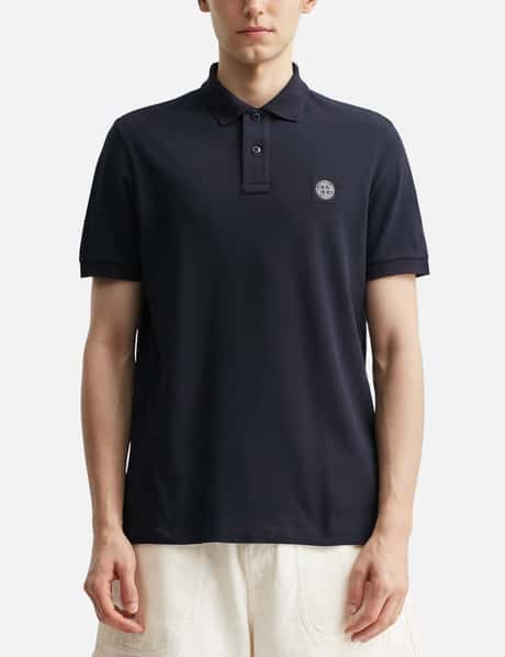Short-Sleeve Polo Shirt With Compass Patch view 11