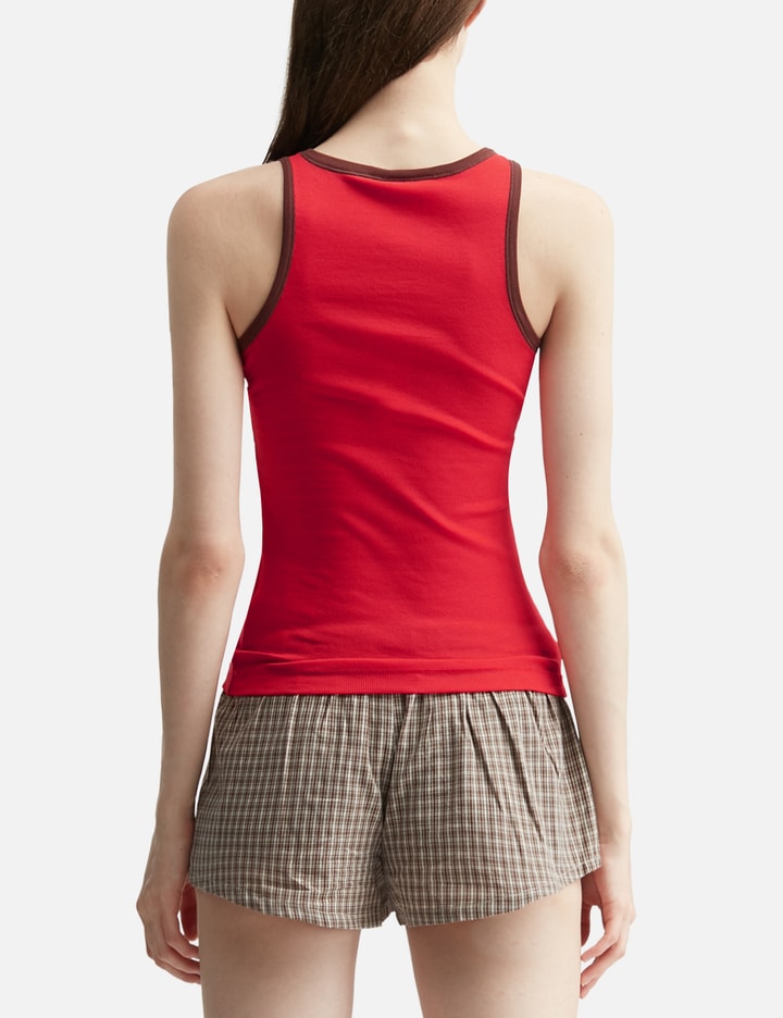 Ganni Tank Top In Red