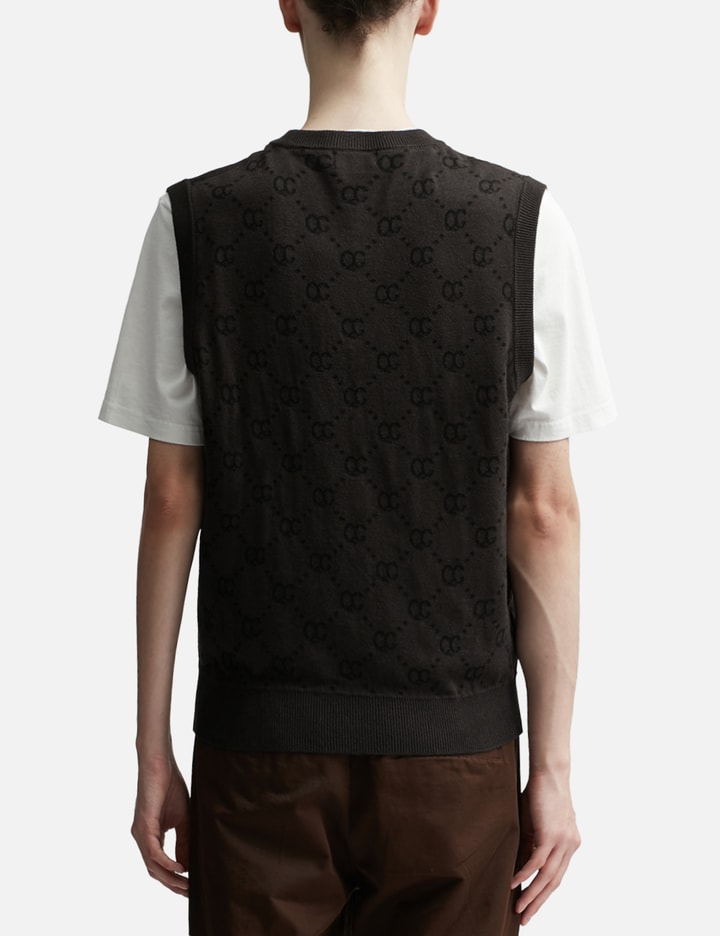 Shop Quiet Golf Qg Link Sweater Vest In Brown