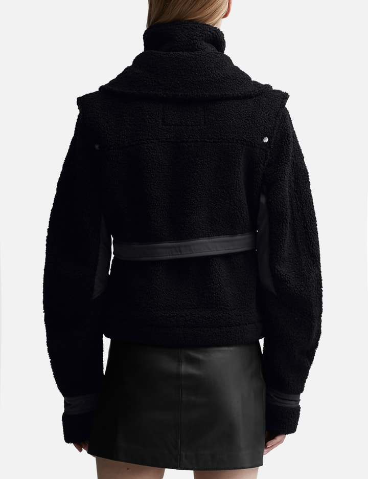 Shop Heliot Emil Diapason Fleece Jacket In Black