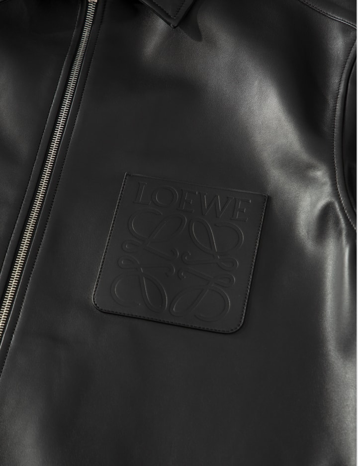 Leather Zip Overshirt Placeholder Image