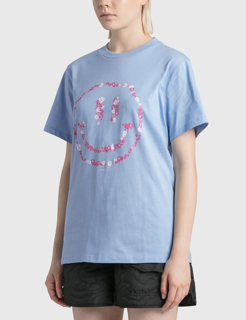 Ganni - Smiley Face T-shirt | HBX 