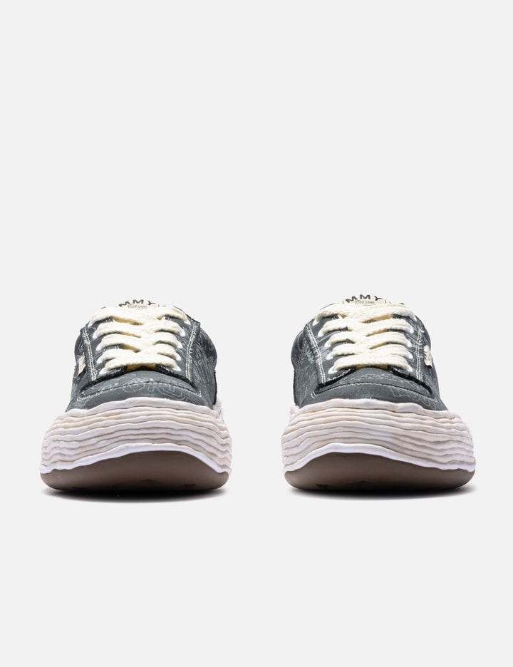 Maison Mihara Yasuhiro "OLIVER" OG Sole Graffiti Printed Canvas Low-Top Sneaker