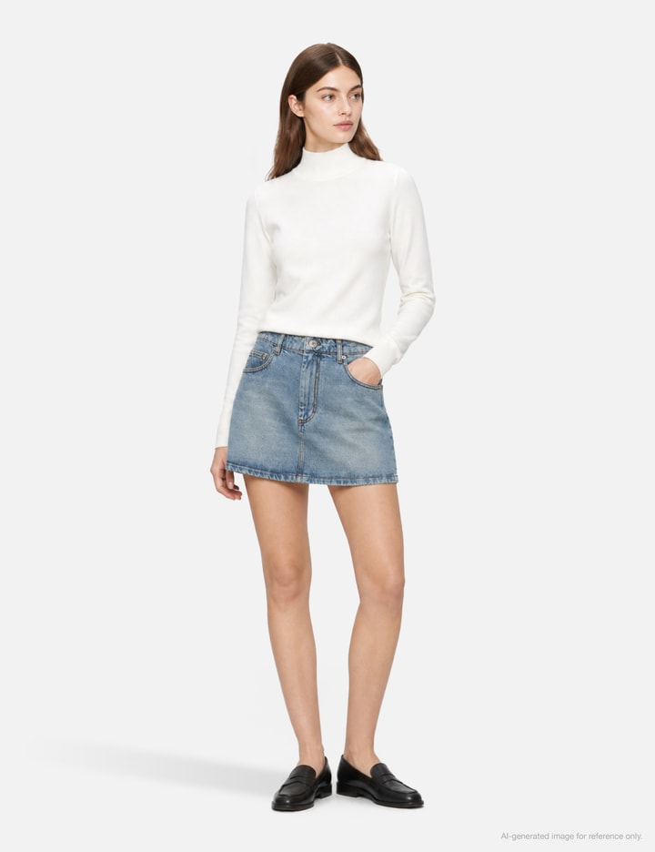 Ami Mini Cotton Skirt