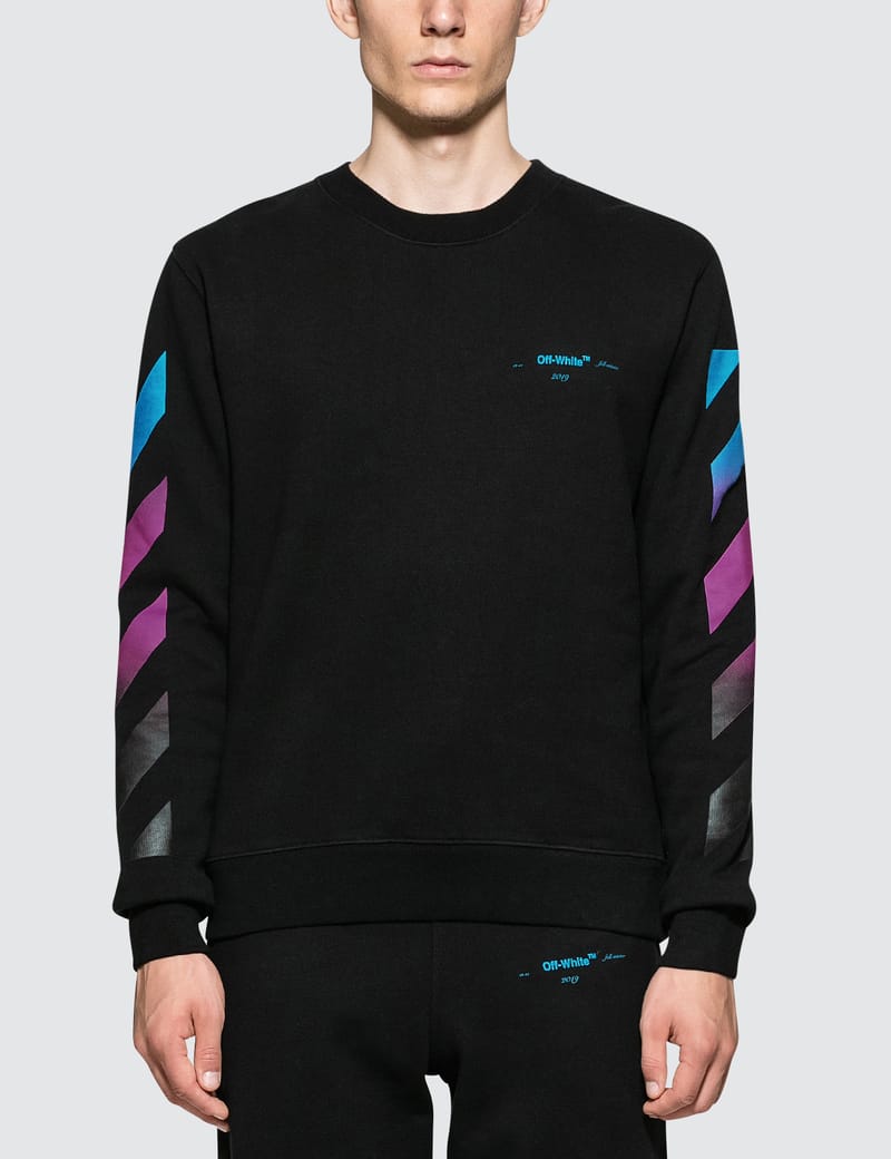 off white gradient crewneck