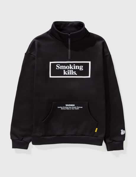 FR2 - Smoking Kills ハーフジップ パーカー | HBX