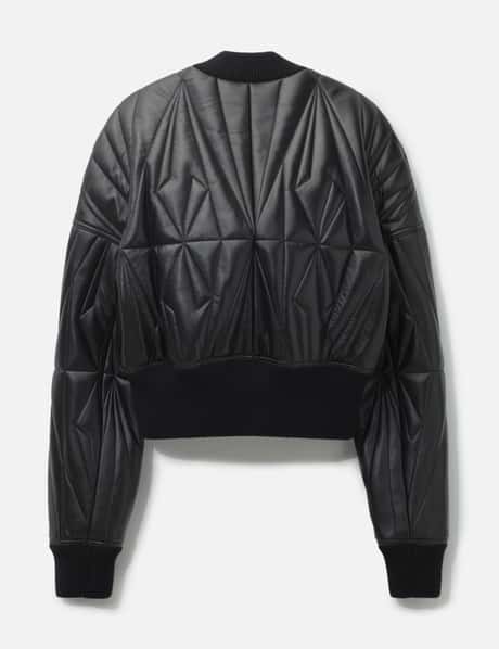 Moncler + Rick Owens Geocamo Nappa Leather Bomber Jacket view 8