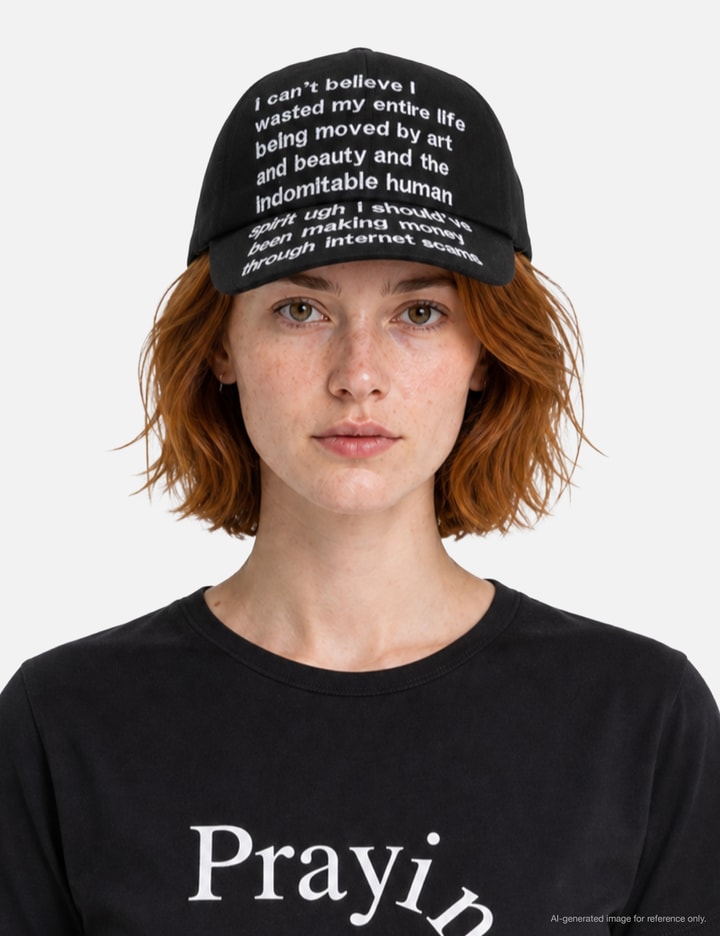 Praying Internet Scams Hat