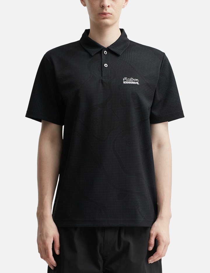 NH x Malbon Golf . Course Camo Pattern Polo Short Sleeve Placeholder Image