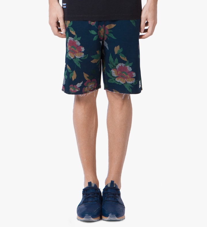 Navy Coahchella Sweatshorts Placeholder Image